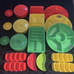 Vibrant Multicolor Dinnerware Set